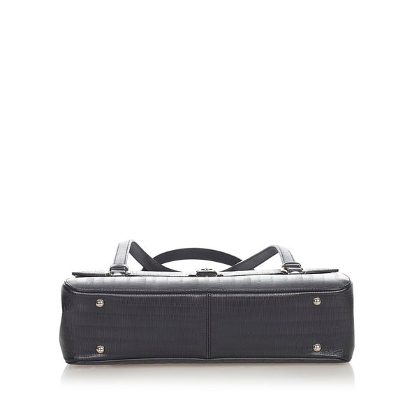 サルヴァトーレフェラガモ ガンチーニ AU-21/4363 ブラック レザー ショルダーバッグ レディース Salvatore Ferragamo 【中古】