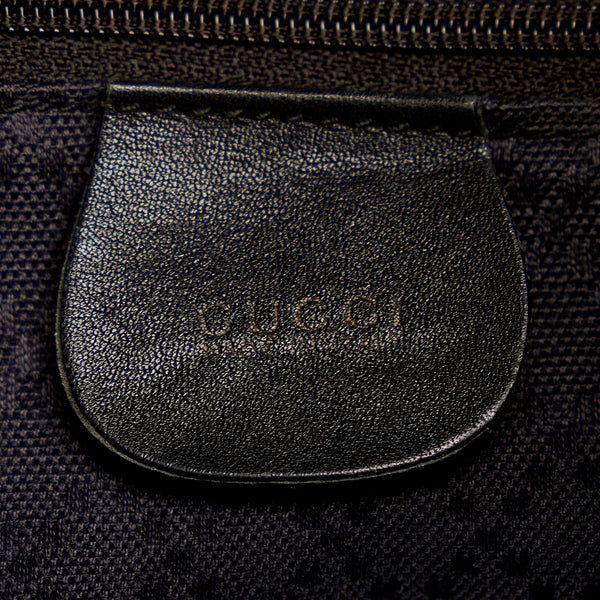 グッチ 003 2058 ブラック レザー リュック・デイパック レディース GUCCI 【中古】