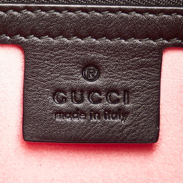 グッチ ブロケード 466467 グリーン マルチカラー キャンバス リュック バックパック レディース GUCCI 【中古】