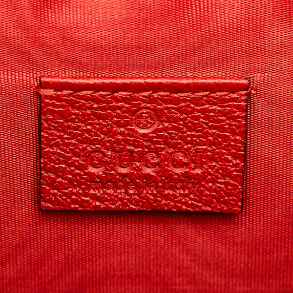 グッチ 524788 マルチカラー レッド ブルー ホワイト キャンバス クラッチバッグ メンズ GUCCI 【中古】