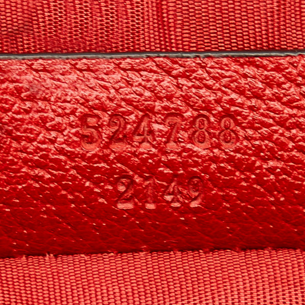 グッチ 524788 マルチカラー レッド ブルー ホワイト キャンバス クラッチバッグ メンズ GUCCI 【中古】