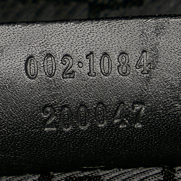 グッチ バンブー 002 1084 ブラック スウェード ハンドバッグ レディース GUCCI 【中古】