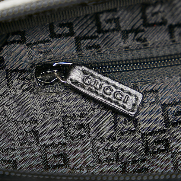 グッチ バンブー 002 1084 ブラック スウェード ハンドバッグ レディース GUCCI 【中古】