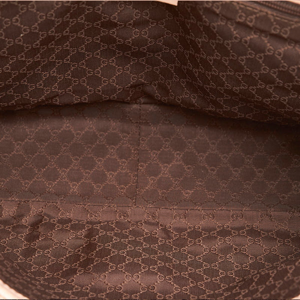 グッチ 90643 ベージュ レザー ショルダーバッグ レディース GUCCI 【中古】