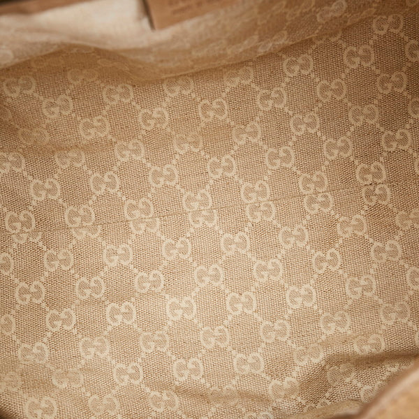 グッチ ハンドバッグ 296856 ベージュ レザー レディース GUCCI 【中古】