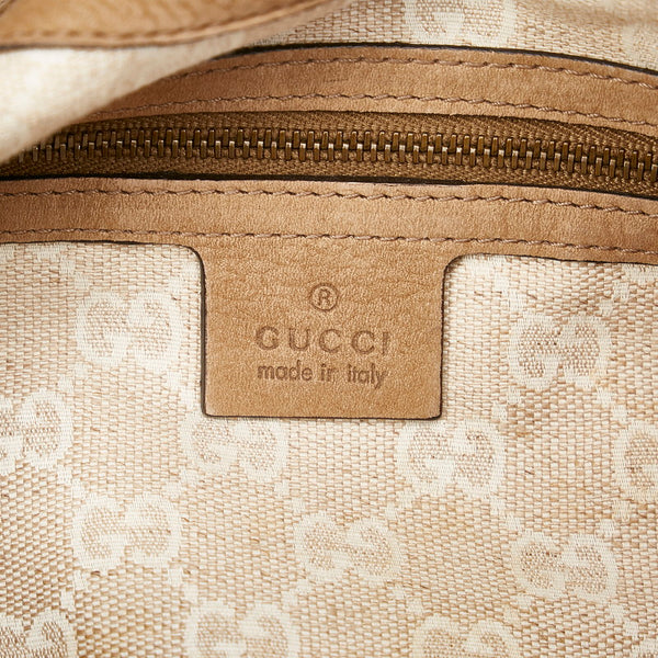 グッチ ハンドバッグ 296856 ベージュ レザー レディース GUCCI 【中古】