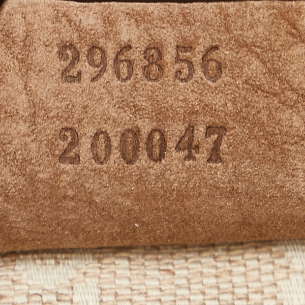 グッチ ハンドバッグ 296856 ベージュ レザー レディース GUCCI 【中古】