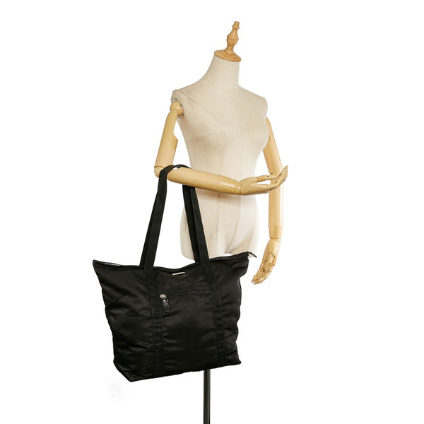 グッチ 折りたたみバッグ 012 0388 ブラック ナイロン トートバッグ レディース GUCCI 【中古】