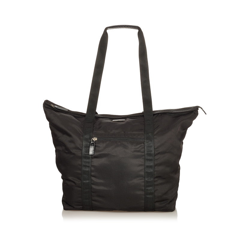 グッチ 折りたたみバッグ 012 0388 ブラック ナイロン トートバッグ レディース GUCCI 【中古】