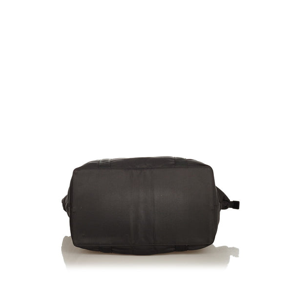 グッチ 折りたたみバッグ 012 0388 ブラック ナイロン トートバッグ レディース GUCCI 【中古】