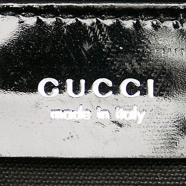 グッチ 折りたたみバッグ 012 0388 ブラック ナイロン トートバッグ レディース GUCCI 【中古】