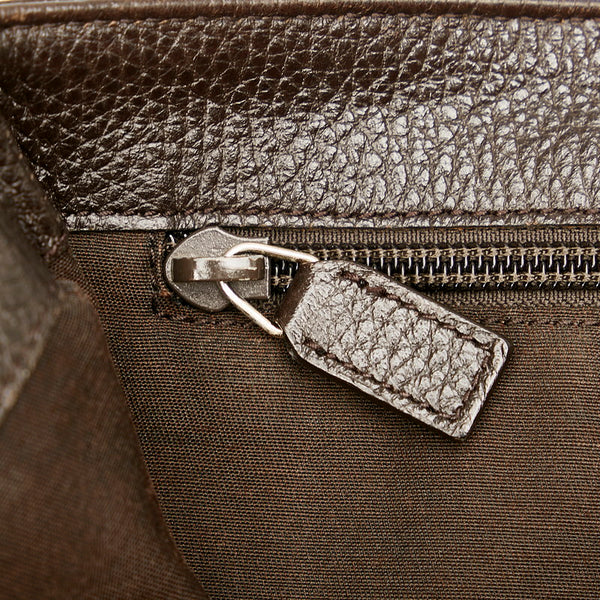 グッチ GGインプリメ 272347 ブラウン PVC レザー ハンドバッグ レディース GUCCI 【中古】