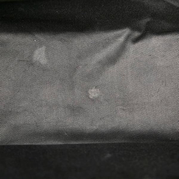 グッチ GGキャンバス バンブー 111713 ブラック キャンバス レザー ハンドバッグ レディース GUCCI 【中古】