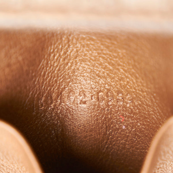 グッチ マイクログッチ シマ キーケース 150402 ブラウン レザー レディース GUCCI 【中古】