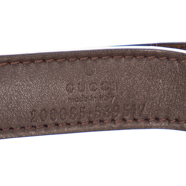 グッチ GGキャンバス　Lサイズ 200035  ベージュ ブラウン キャンバス キャップ メンズ GUCCI 【中古】