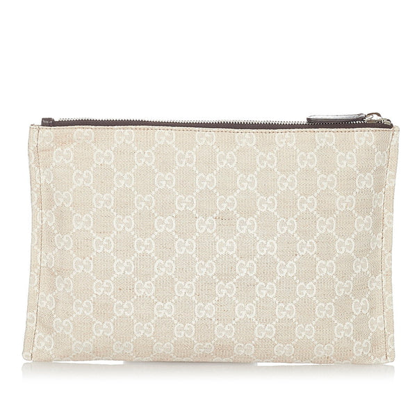 グッチ グッチミュゼオ 283400 ベージュ キャンバス クラッチバッグ レディース GUCCI 【中古】