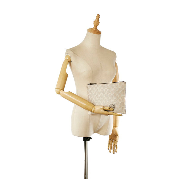 グッチ グッチミュゼオ 283400 ベージュ キャンバス クラッチバッグ レディース GUCCI 【中古】