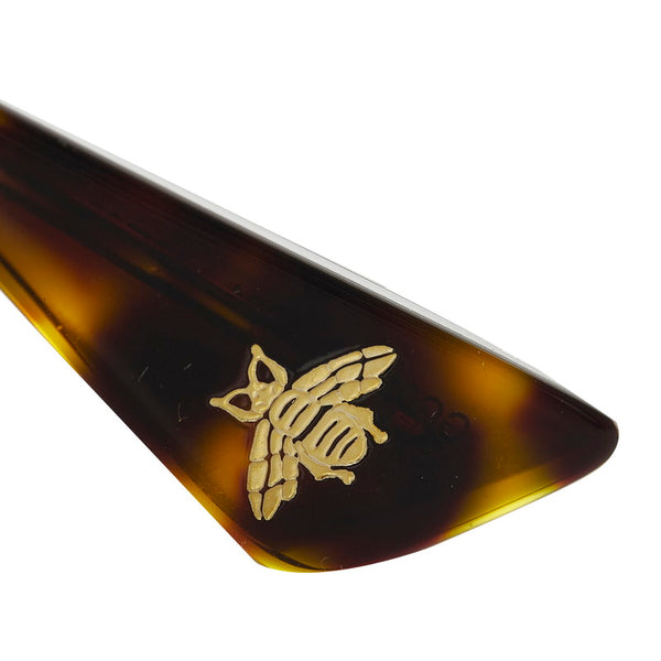 グッチ GG0110 ブラック ゴールド プラスチック サングラス レディース GUCCI 【中古】