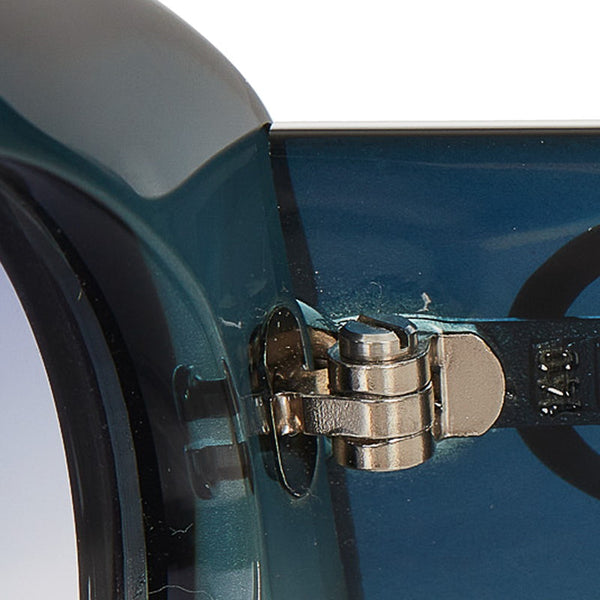 グッチ ダブルG グリーン イエロー プラスチック サングラス レディース GUCCI 【中古】