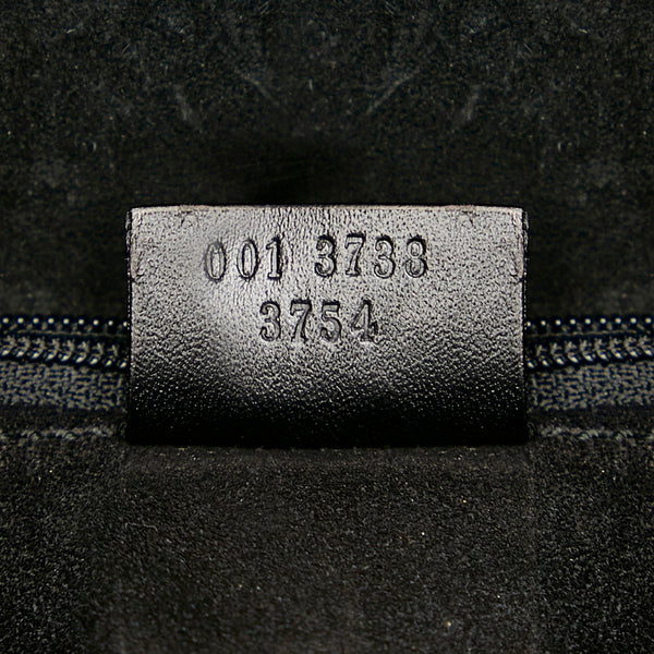 グッチ 001 3738 ブラック スウェード レザー ショルダーバッグ レディース GUCCI 【中古】
