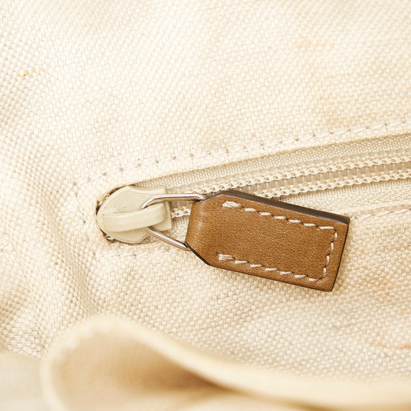 グッチ ディアマンテ  268159 ベージュ ブラウン キャンバス レザー ショルダーバッグ レディース GUCCI 【中古】