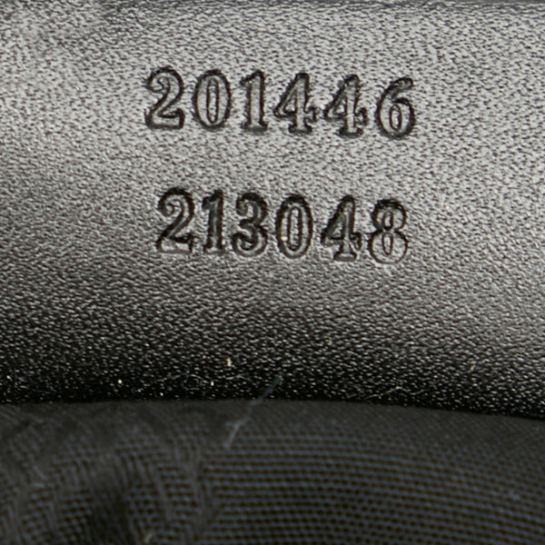 グッチ GGインプリメ 201446 ブラック PVC レザー ショルダーバッグ レディース GUCCI 【中古】