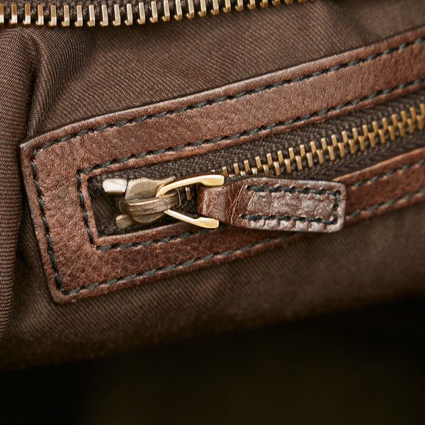 グッチ GGキャンバス 211966 ベージュ キャンバス レザー ワンショルダー レディース GUCCI 【中古】