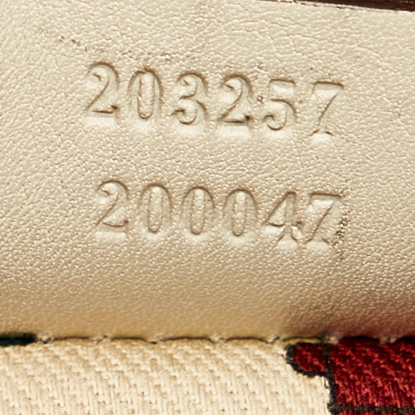 グッチ グッチシマ アビー 203257 ベージュ レザー 斜め掛け ショルダーバッグ レディース GUCCI 【中古】