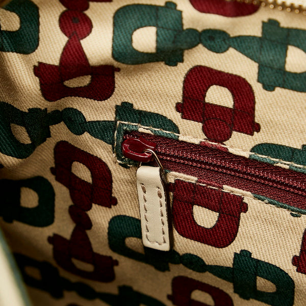 グッチ グッチシマ アビー 203257 ベージュ レザー 斜め掛け ショルダーバッグ レディース GUCCI 【中古】