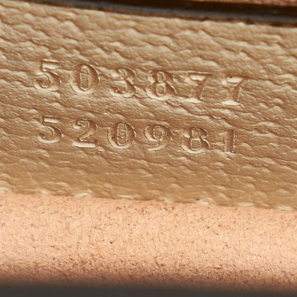 グッチ オフィディア 503877 ホワイト レザー チェーン ショルダーバッグ レディース GUCCI 【中古】