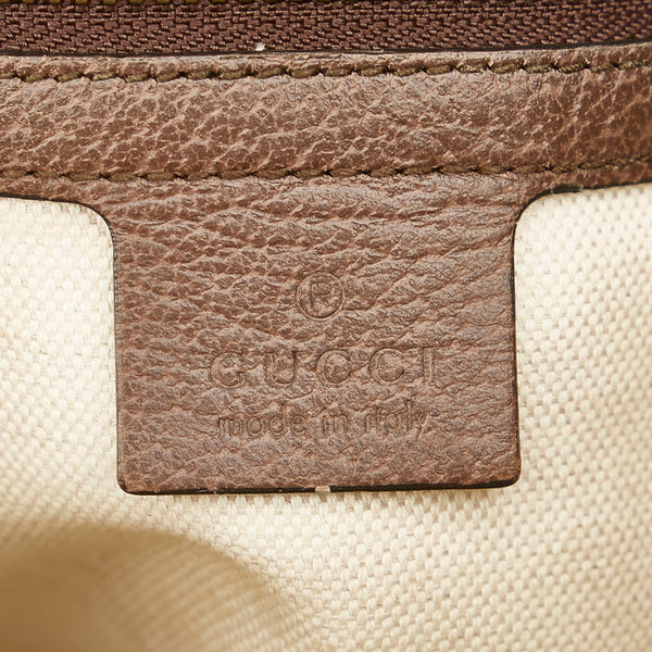 グッチ オフィディア 547926 ブラウン レッド グリーン PVC レザー ショルダーバッグ レディース GUCCI 【中古】