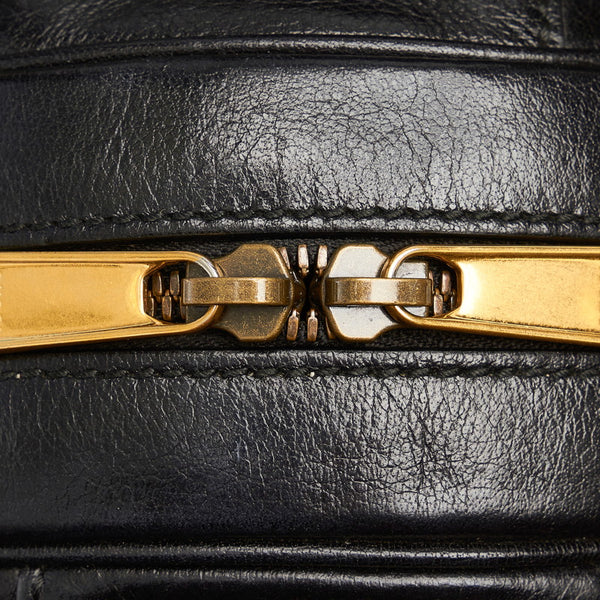 グッチ バスケットボール シェイプ ハンドバッグ ショルダーバッグ 2WAY 547855 ブラック レザー レディース GUCCI 【中古】