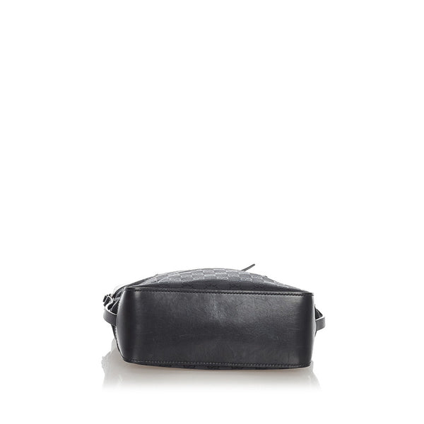 グッチ GGキャンバス ブラック キャンバス レザー トートバッグ レディース GUCCI 【中古】