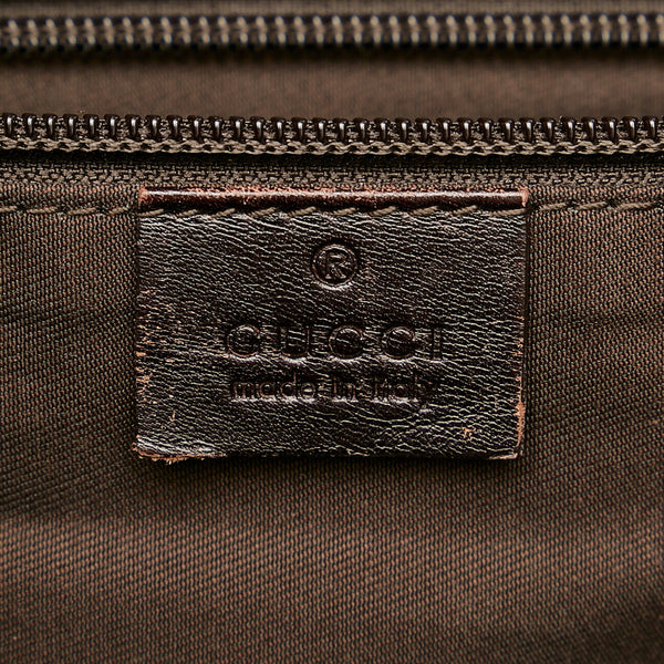 グッチ ディアマンテ 309413 ブラウン PVC レザー トートバッグ メンズ GUCCI 【中古】