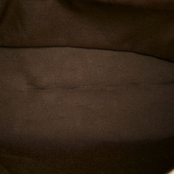 グッチ GGスプリーム 211137 ベージュ ピンク PVC レザー トートバッグ レディース GUCCI 【中古】