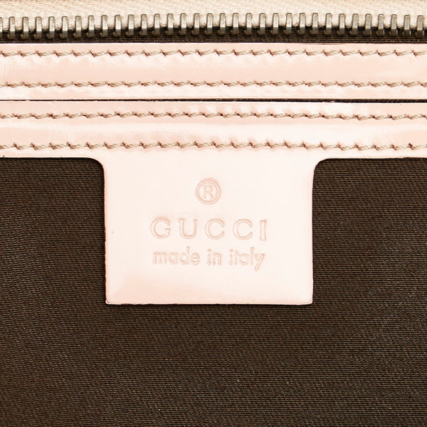 グッチ GGスプリーム 211137 ベージュ ピンク PVC レザー トートバッグ レディース GUCCI 【中古】