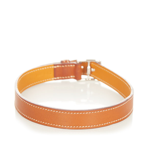 エルメス ブレスレット ブラウン レザー レディース HERMES 【中古】