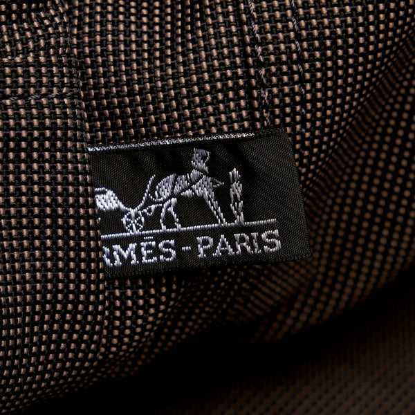 エルメス エールライン グレー キャンバス ハンドバッグ レディース HERMES 【中古】