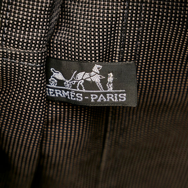エルメス エール グレー キャンバス ハンドバッグ レディース HERMES 【中古】