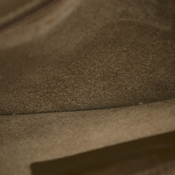 ロエベ ブラウン レザー ハンドバッグ レディース LOEWE 【中古】