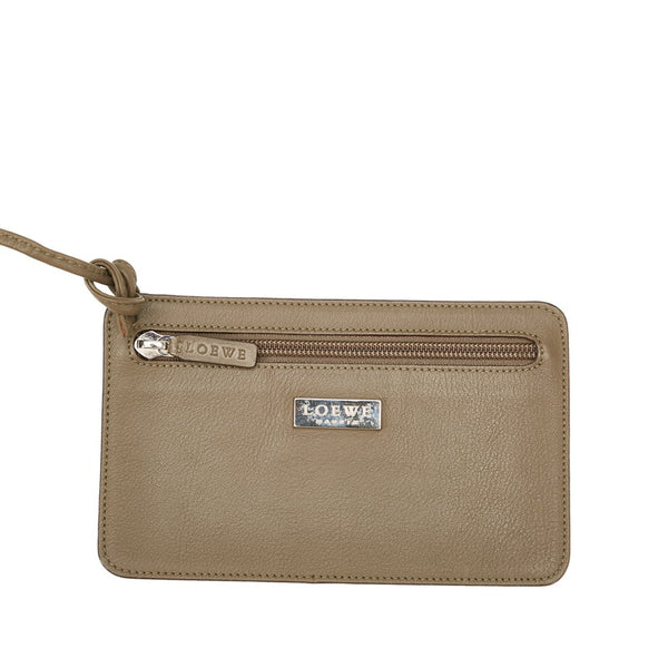 ロエベ ブラウン レザー ハンドバッグ レディース LOEWE 【中古】