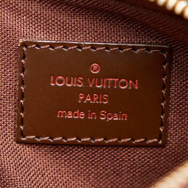 ルイ ヴィトン ダミエ ジェロニモス N51994 ブラウン レザー PVC ボディバッグ レディース LOUIS VUITTON 【中古】