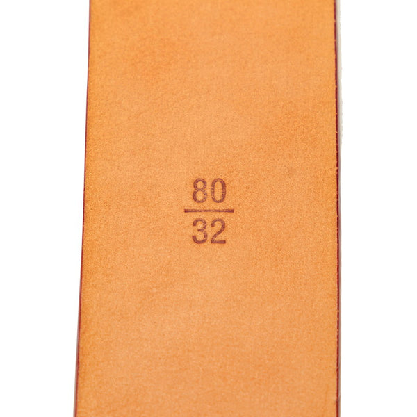 ルイ ヴィトン サンチュール M6901 ブラウン レザー ベルト メンズ LOUIS VUITTON 【中古】