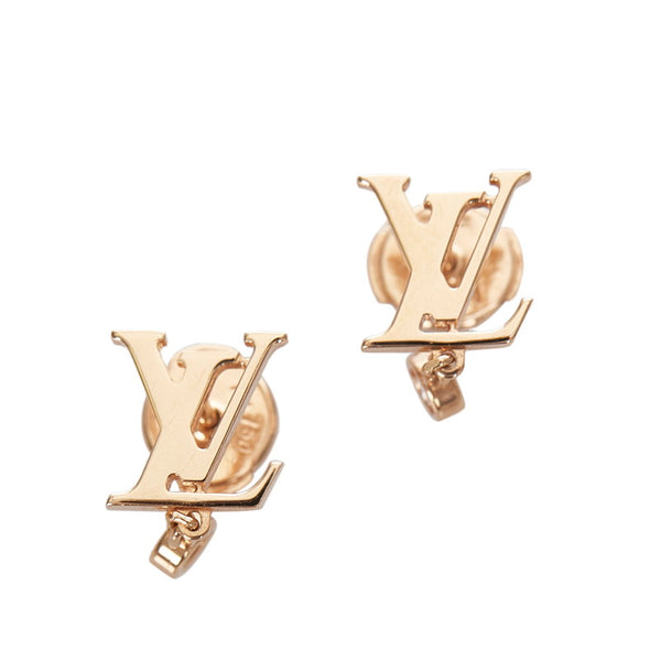 ルイ ヴィトン Q9654 K18PG ピンクゴールド ダイヤモンド ピュス イディール ブロッサムLV  ピアス レディース LOUIS VUITTON 【中古】