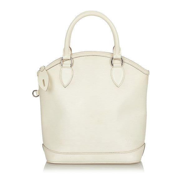 ルイ ヴィトン エピ ロックイット M4229J ホワイト レザー ハンドバッグ レディース LOUIS VUITTON 【中古】