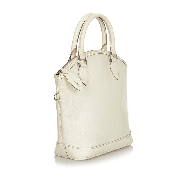 ルイ ヴィトン エピ ロックイット M4229J ホワイト レザー ハンドバッグ レディース LOUIS VUITTON 【中古】