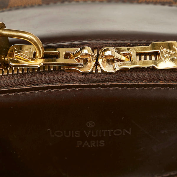 ルイ ヴィトン ダミエ ヴェローナ PM N41117 ブラウン PVC レザー ハンドバッグ レディース LOUIS VUITTON 【中古】