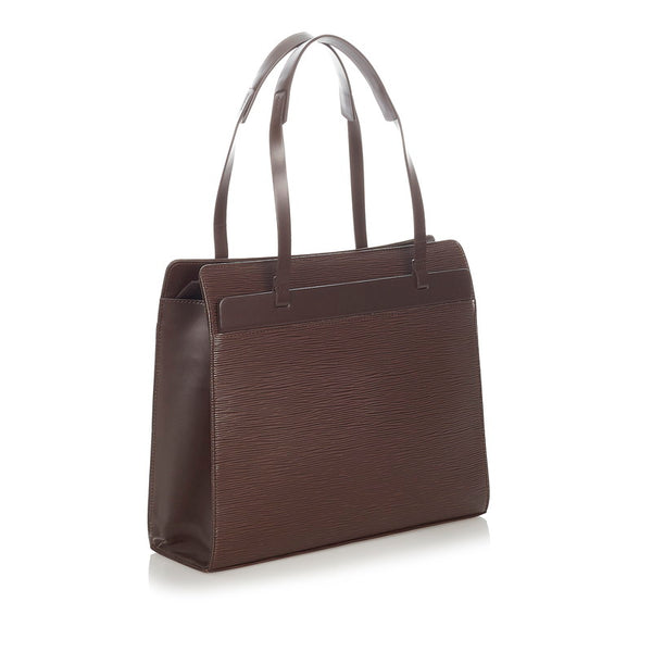ルイ ヴィトン エピ クロワゼットPM M5249D ブラウン レザー ハンドバッグ レディース LOUIS VUITTON 【中古】