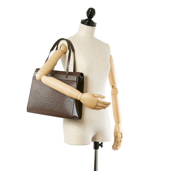 ルイ ヴィトン エピ クロワゼットPM M5249D ブラウン レザー ハンドバッグ レディース LOUIS VUITTON 【中古】