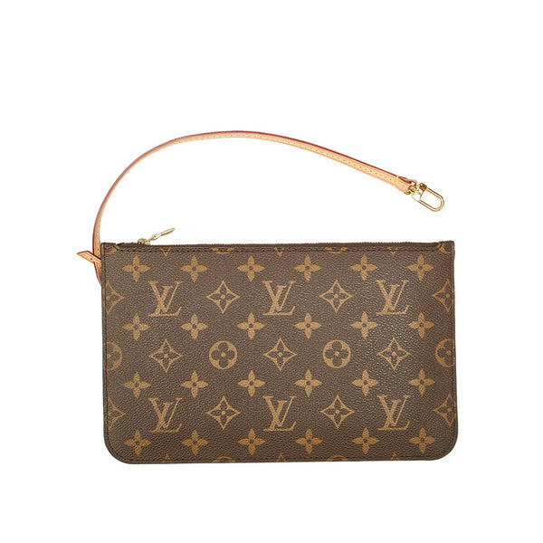 ルイ ヴィトン モノグラム ネヴァーフルMM M41178 ブラウン PVC レザー トートバッグ レディース LOUIS VUITTON 【中古】